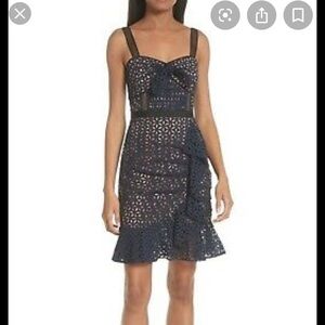 Self portrait broderie anglaise dress size 4